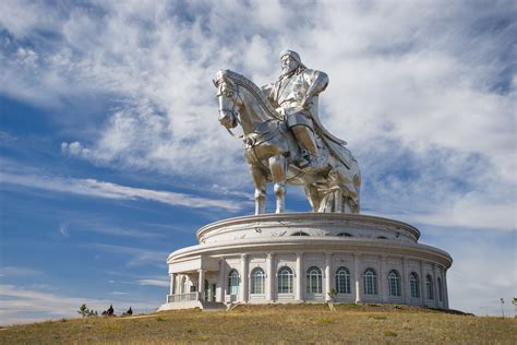 Chinggis Khaan Equestrian Statue in Tuv Province